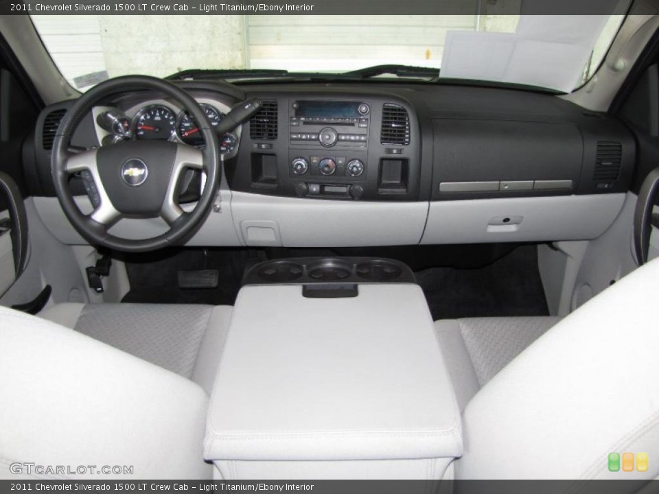 Light Titanium/Ebony Interior Dashboard for the 2011 Chevrolet Silverado 1500 LT Crew Cab #46773954