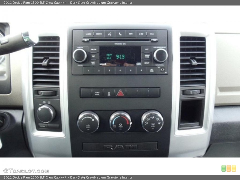 Dark Slate Gray/Medium Graystone Interior Dashboard for the 2011 Dodge Ram 1500 SLT Crew Cab 4x4 #46774360