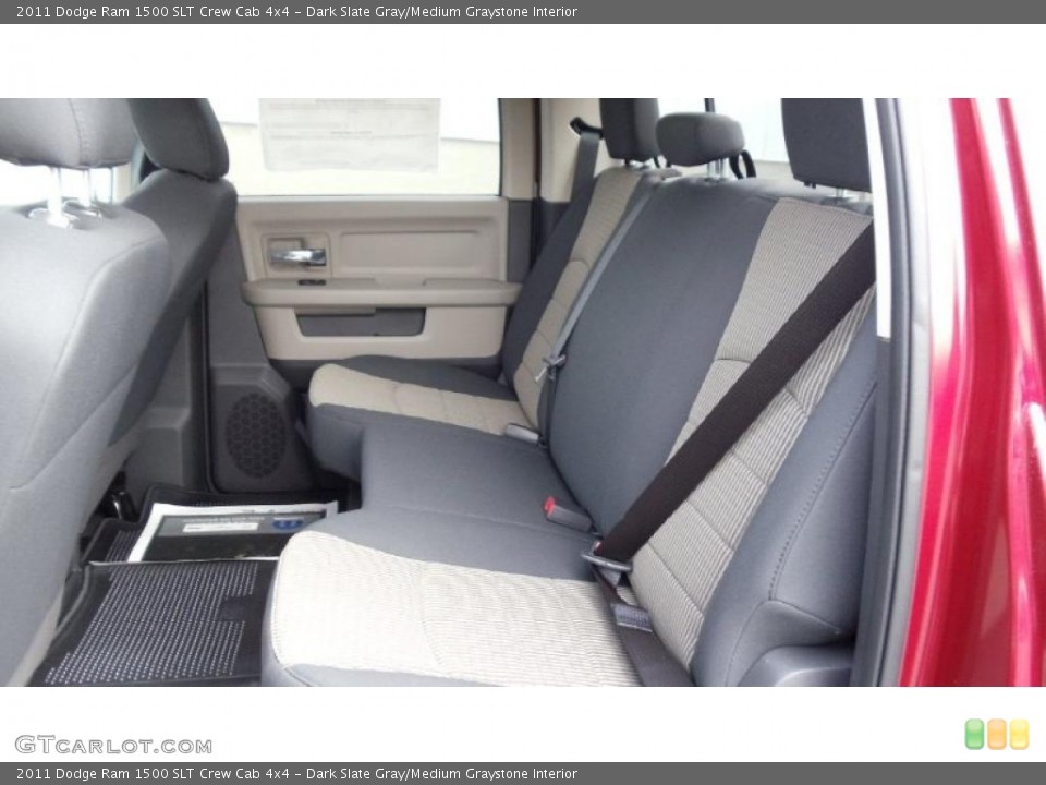 Dark Slate Gray/Medium Graystone Interior Photo for the 2011 Dodge Ram 1500 SLT Crew Cab 4x4 #46774396
