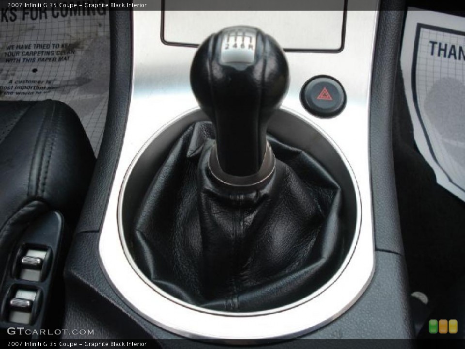 Graphite Black Interior Transmission for the 2007 Infiniti G 35 Coupe #46775086