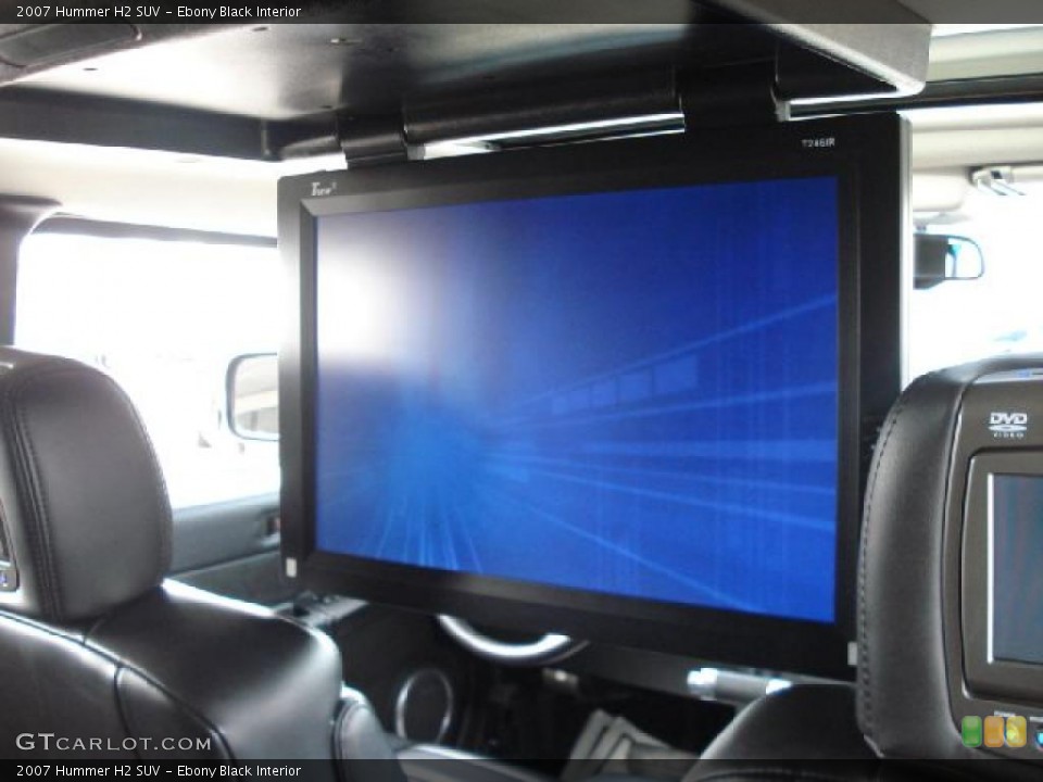 Ebony Black Interior Photo for the 2007 Hummer H2 SUV #46775227