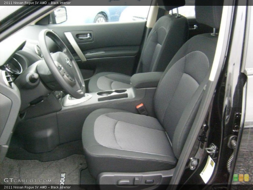 Black Interior Photo for the 2011 Nissan Rogue SV AWD #46777869