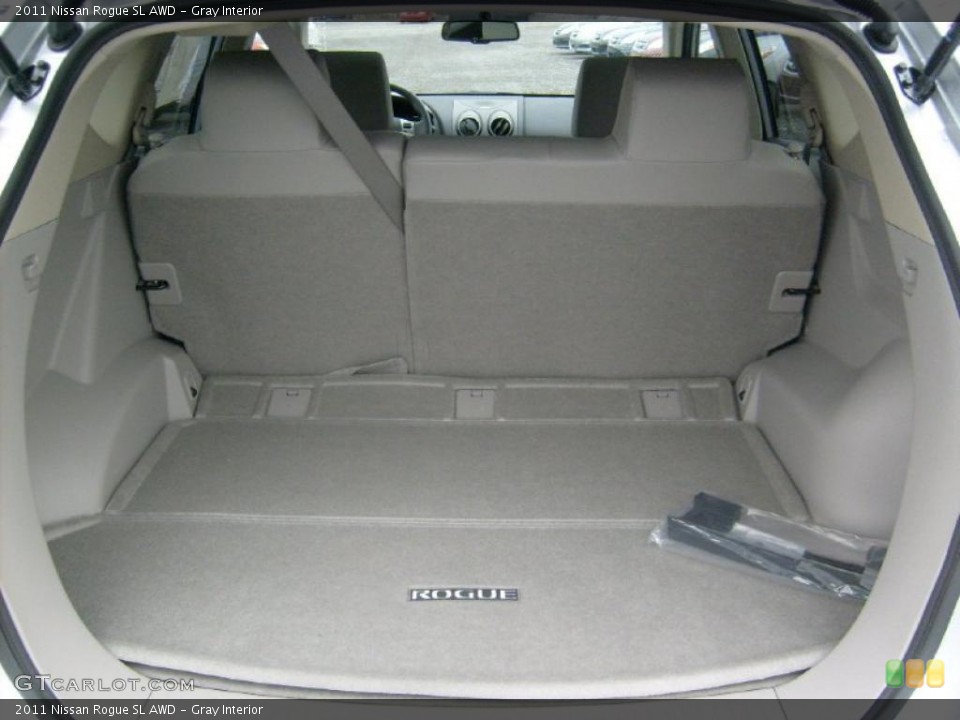 Gray Interior Trunk for the 2011 Nissan Rogue SL AWD #46778424
