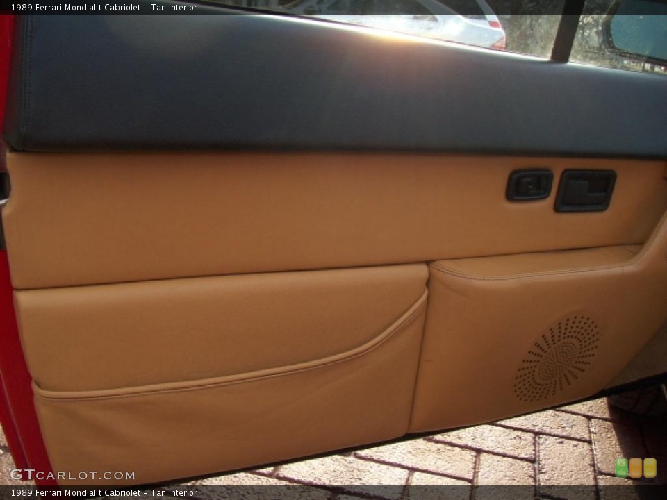 Tan Interior Door Panel for the 1989 Ferrari Mondial t Cabriolet #4677895