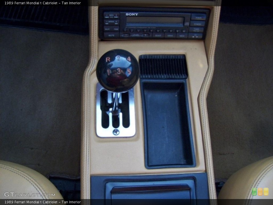 Tan Interior Transmission for the 1989 Ferrari Mondial t Cabriolet #4677910