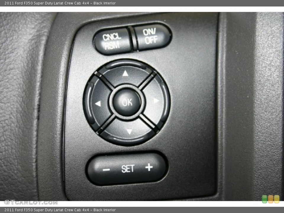 Black Interior Controls for the 2011 Ford F350 Super Duty Lariat Crew Cab 4x4 #46779618