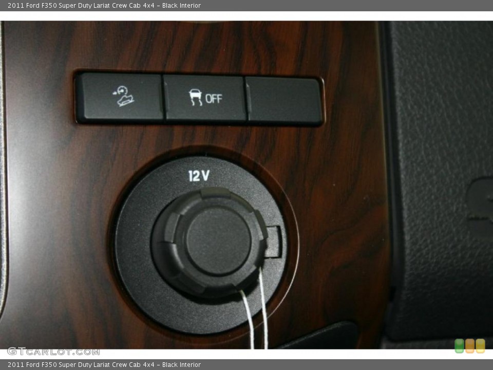 Black Interior Controls for the 2011 Ford F350 Super Duty Lariat Crew Cab 4x4 #46779723