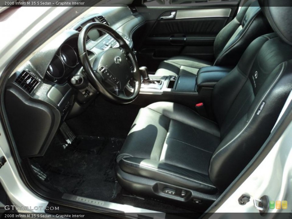 Graphite Interior Photo for the 2008 Infiniti M 35 S Sedan #46780653