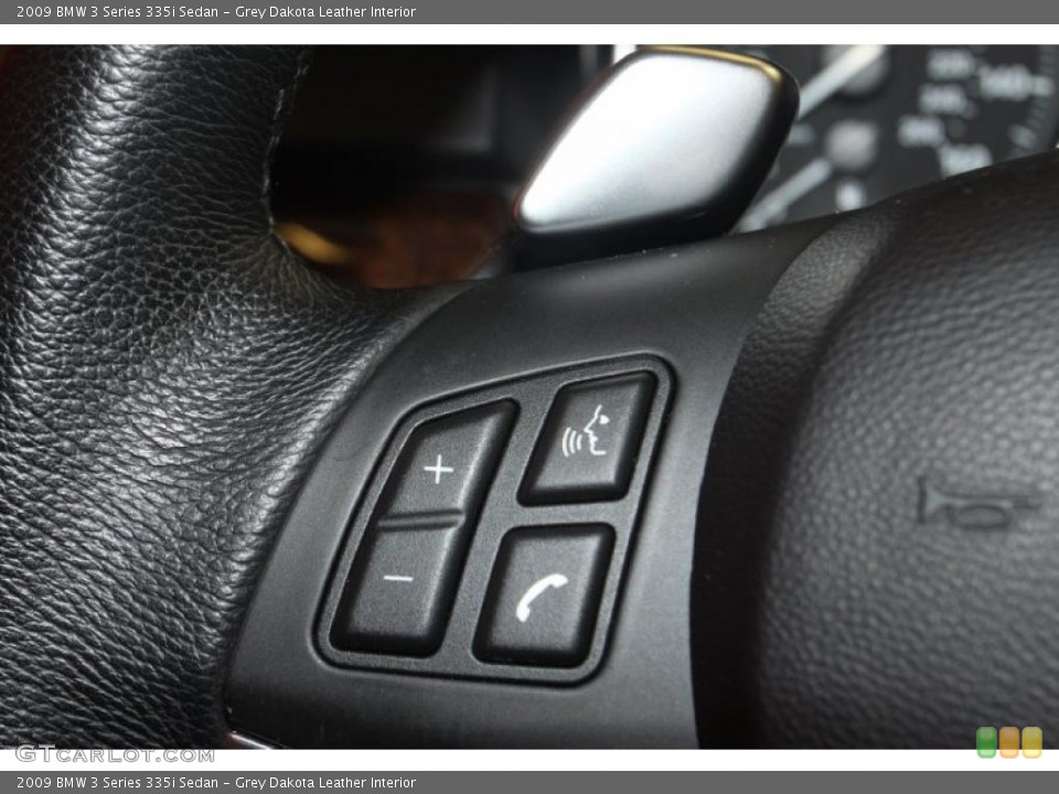 Grey Dakota Leather Interior Controls for the 2009 BMW 3 Series 335i Sedan #46785288