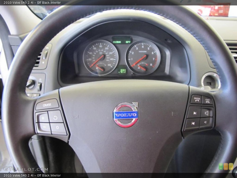 Off Black Interior Gauges for the 2010 Volvo S40 2.4i #46785294