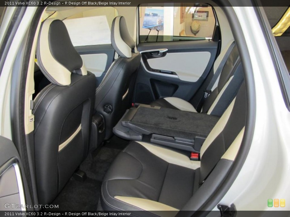 R Design Off Black/Beige Inlay Interior Photo for the 2011 Volvo XC60 3.2 R-Design #46785507
