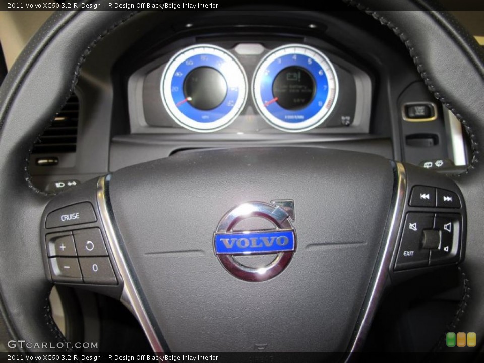 R Design Off Black/Beige Inlay Interior Gauges for the 2011 Volvo XC60 3.2 R-Design #46785537