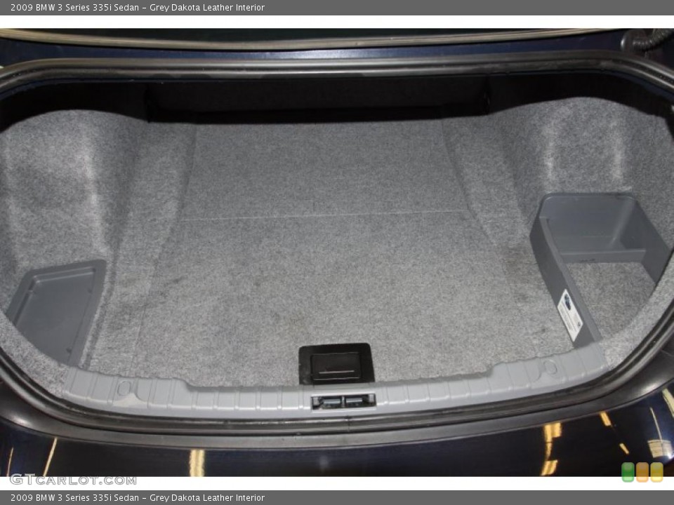 Grey Dakota Leather Interior Trunk for the 2009 BMW 3 Series 335i Sedan #46785783