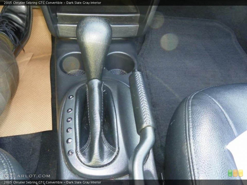 Dark Slate Gray Interior Transmission for the 2005 Chrysler Sebring GTC Convertible #46786266
