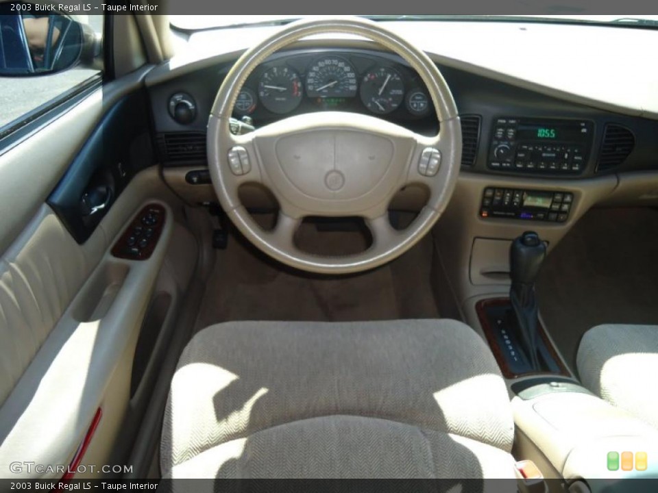 Taupe Interior Dashboard for the 2003 Buick Regal LS #46790142