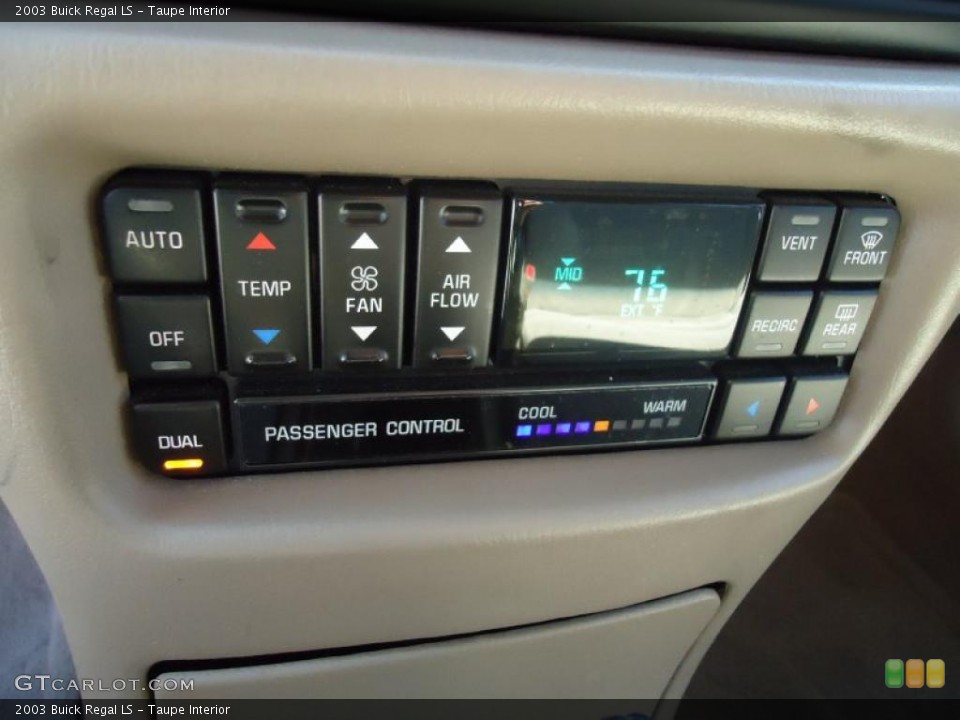 Taupe Interior Controls for the 2003 Buick Regal LS #46790478
