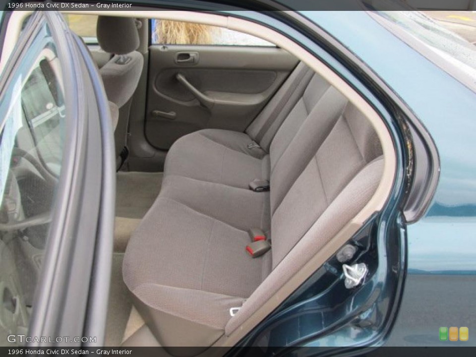 Gray Interior Photo for the 1996 Honda Civic DX Sedan #46791297
