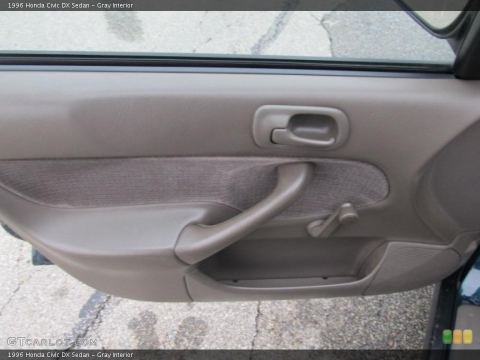Gray Interior Door Panel for the 1996 Honda Civic DX Sedan #46791324