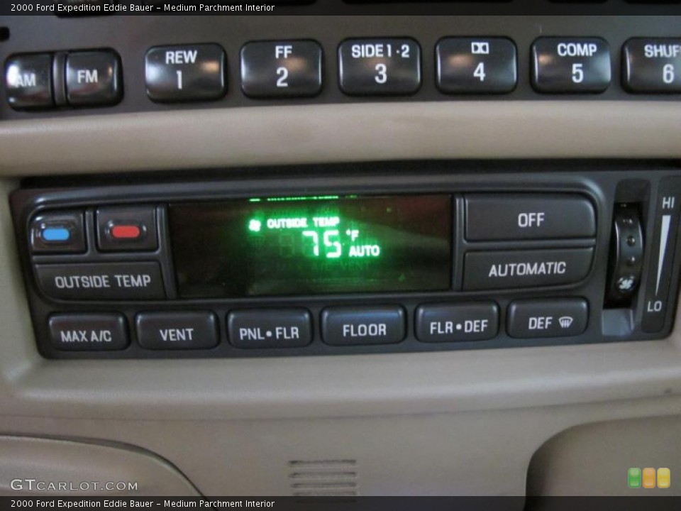 Medium Parchment Interior Controls for the 2000 Ford Expedition Eddie Bauer #46791903