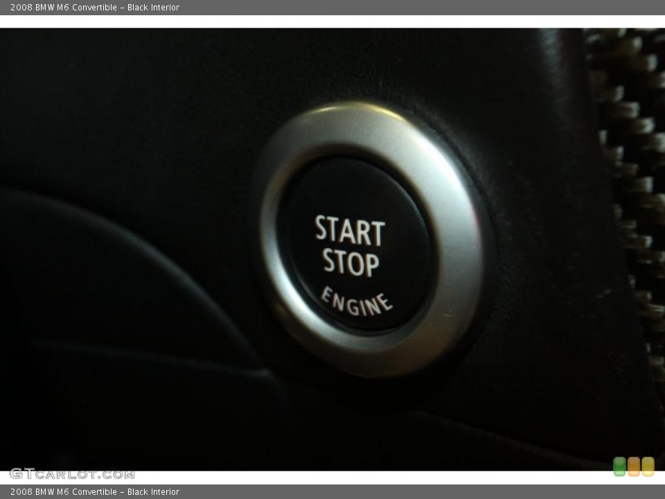 Black Interior Controls for the 2008 BMW M6 Convertible #46792179
