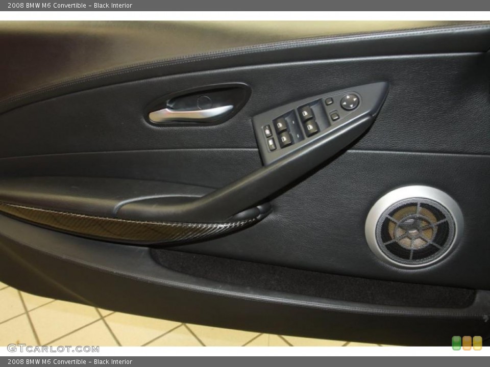Black Interior Door Panel for the 2008 BMW M6 Convertible #46792191