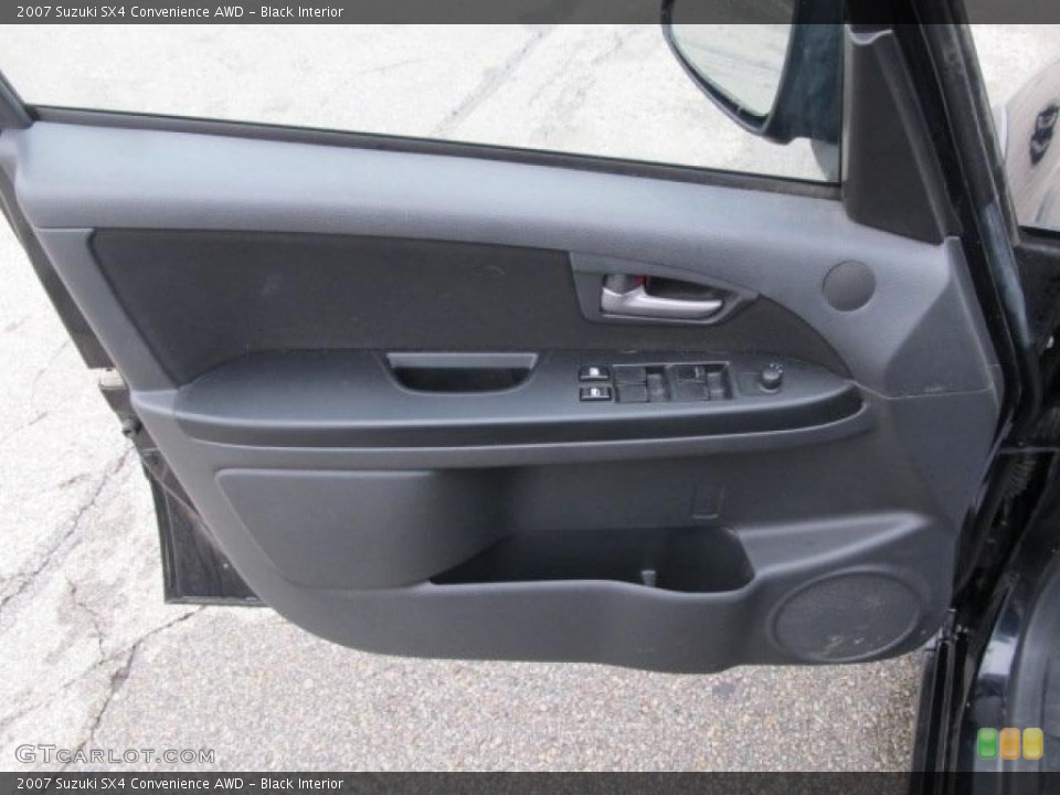 Black Interior Door Panel for the 2007 Suzuki SX4 Convenience AWD #46792212