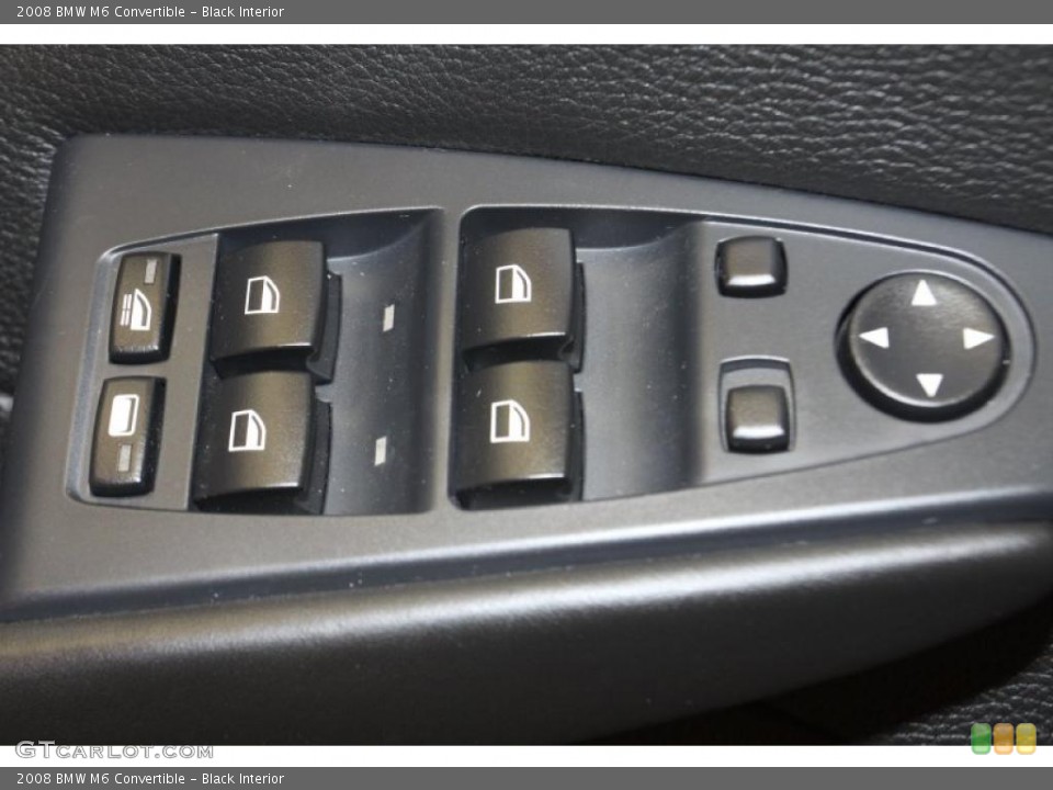 Black Interior Controls for the 2008 BMW M6 Convertible #46792221