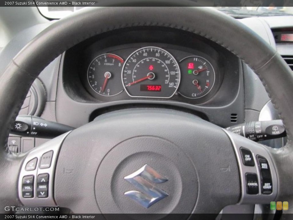 Black Interior Gauges for the 2007 Suzuki SX4 Convenience AWD #46792269
