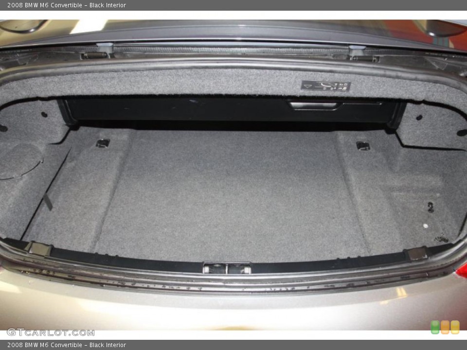 Black Interior Trunk for the 2008 BMW M6 Convertible #46792308