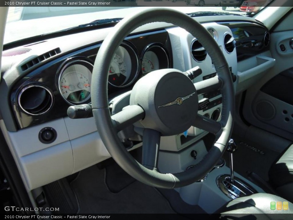 Pastel Slate Gray Interior Dashboard for the 2010 Chrysler PT Cruiser Classic #46792674
