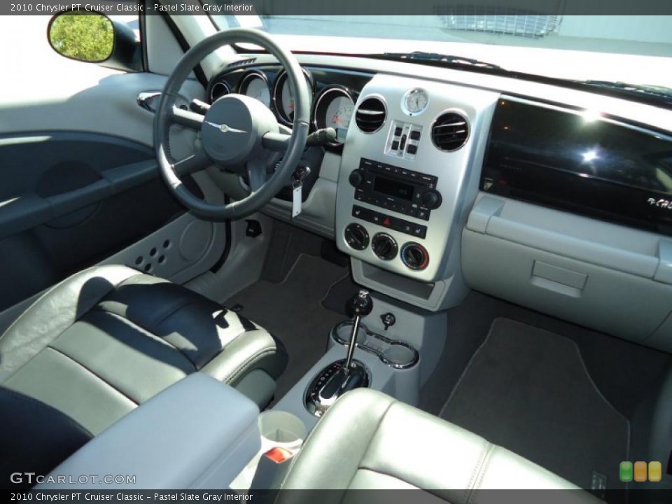 Pastel Slate Gray Interior Dashboard for the 2010 Chrysler PT Cruiser Classic #46792842