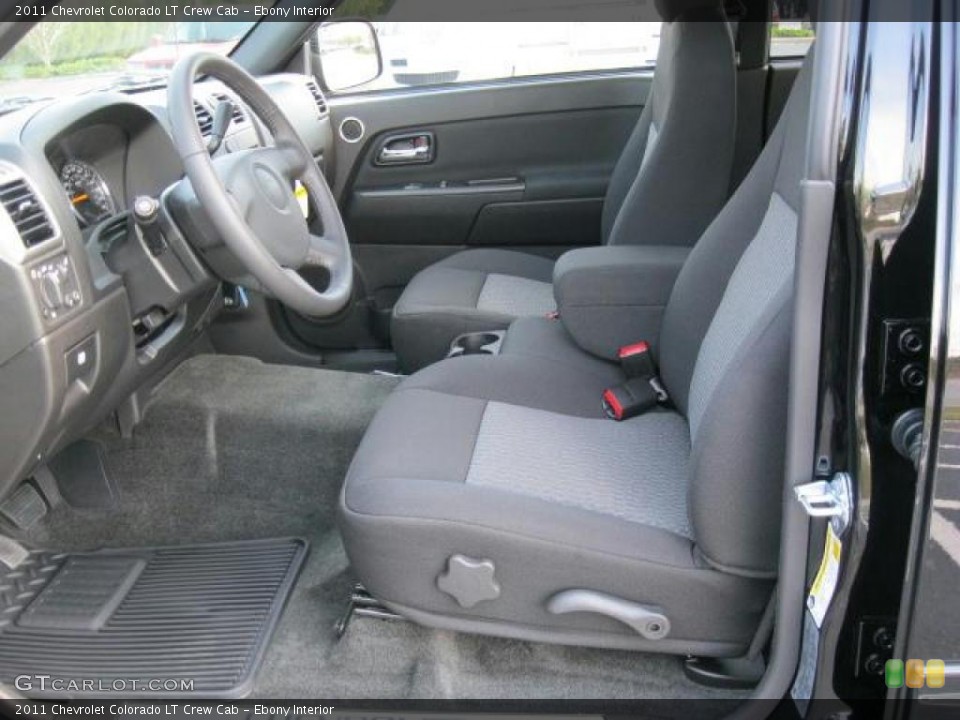 Ebony Interior Photo for the 2011 Chevrolet Colorado LT Crew Cab #46793976