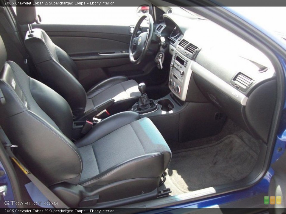 Ebony Interior Photo for the 2006 Chevrolet Cobalt SS Supercharged Coupe #46794129