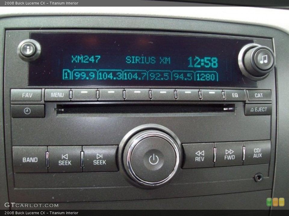 Titanium Interior Controls for the 2008 Buick Lucerne CX #46795950