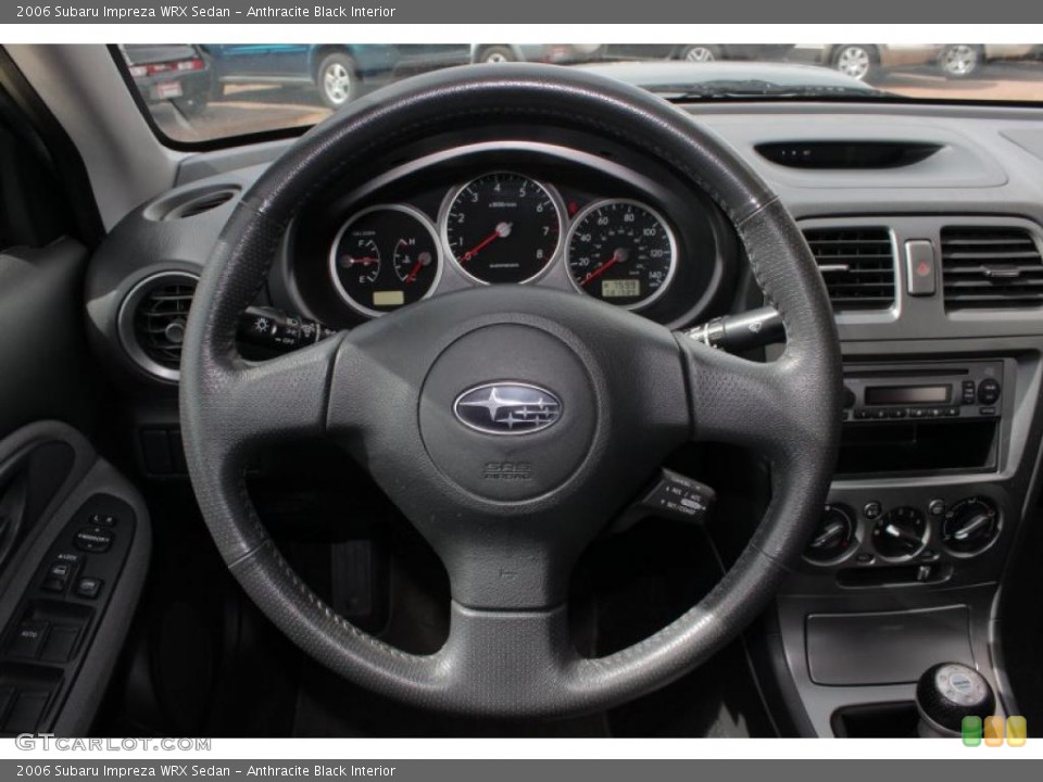 Anthracite Black Interior Steering Wheel for the 2006 Subaru Impreza WRX Sedan #46796052