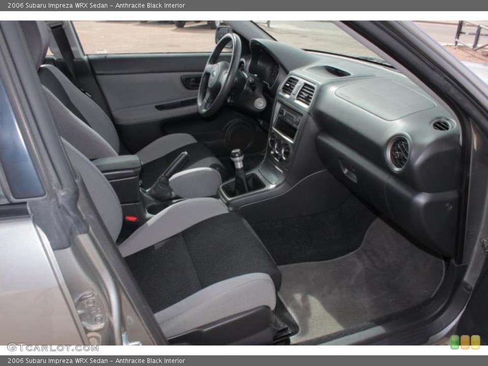 Anthracite Black Interior Photo for the 2006 Subaru Impreza WRX Sedan #46796097