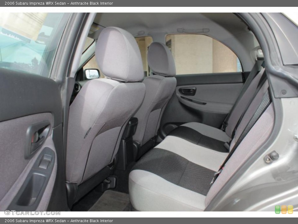 Anthracite Black Interior Photo for the 2006 Subaru Impreza WRX Sedan #46796127