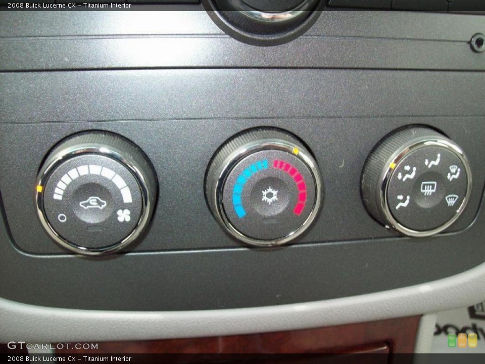 Titanium Interior Controls for the 2008 Buick Lucerne CX #46796190
