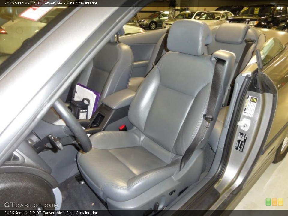 Slate Gray Interior Photo for the 2006 Saab 9-3 2.0T Convertible #46797660