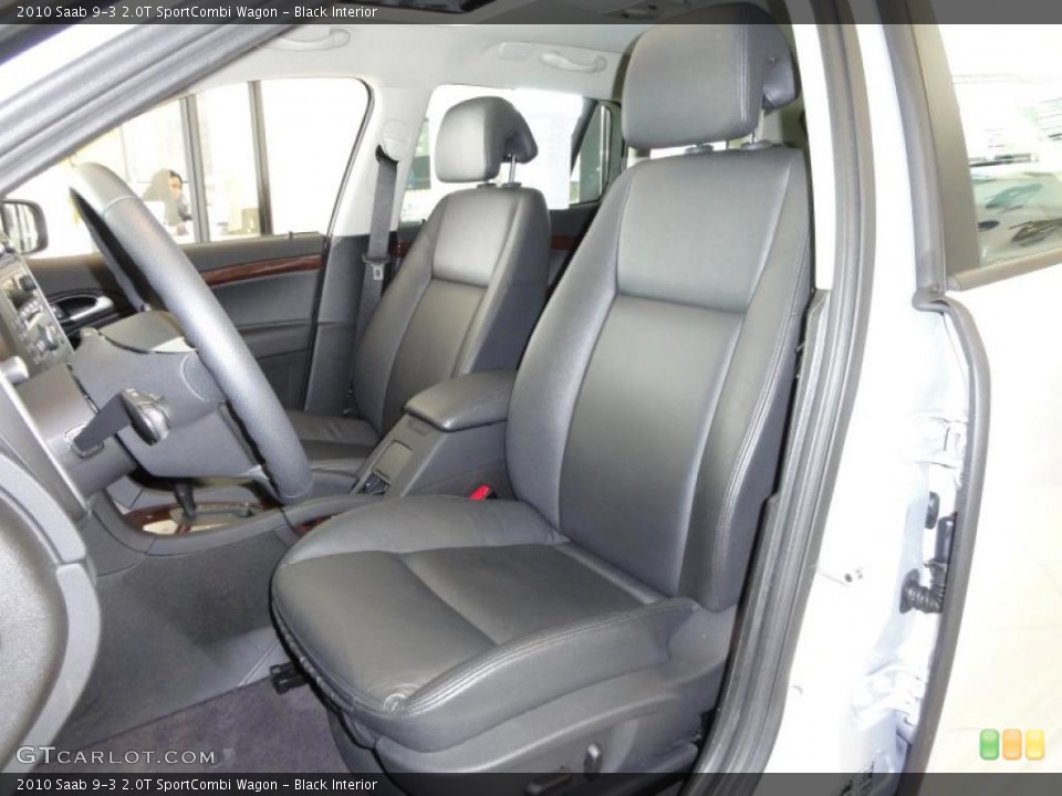 Black Interior Photo for the 2010 Saab 9-3 2.0T SportCombi Wagon #46798185