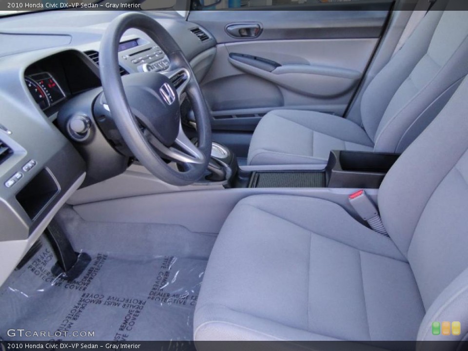 Gray Interior Photo for the 2010 Honda Civic DX-VP Sedan #46798623