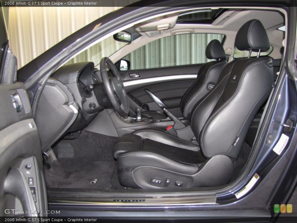Graphite Interior Photo for the 2008 Infiniti G 37 S Sport Coupe #46799632