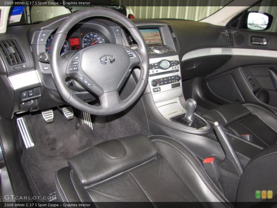 Graphite Interior Dashboard for the 2008 Infiniti G 37 S Sport Coupe #46799712