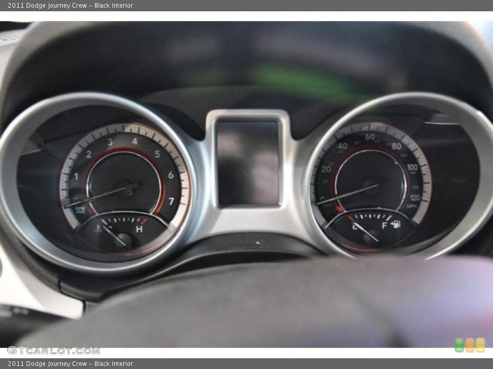 Black Interior Gauges for the 2011 Dodge Journey Crew #46799820