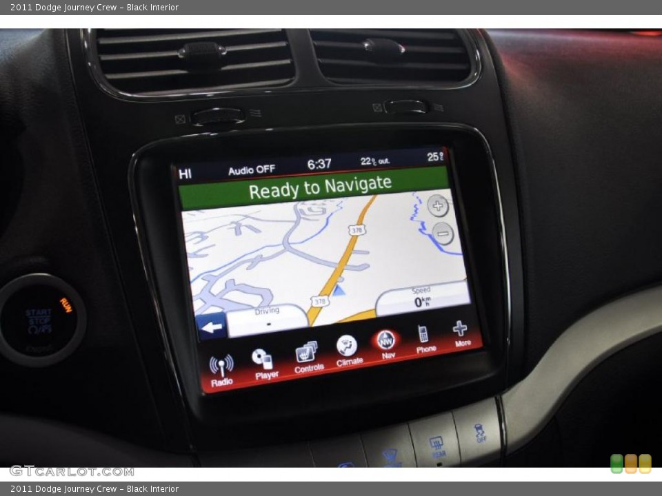 Black Interior Navigation for the 2011 Dodge Journey Crew #46799835