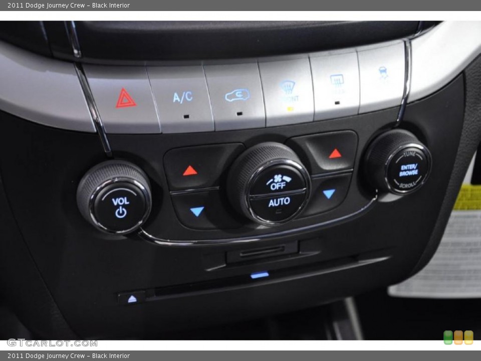 Black Interior Controls for the 2011 Dodge Journey Crew #46799850