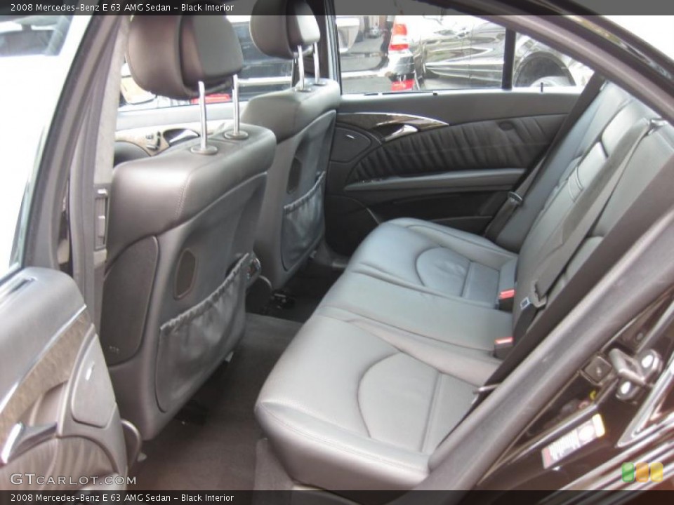 Black Interior Photo for the 2008 Mercedes-Benz E 63 AMG Sedan #46800288