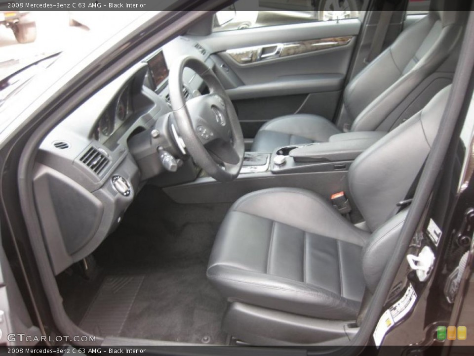 Black Interior Photo for the 2008 Mercedes-Benz C 63 AMG #46800729