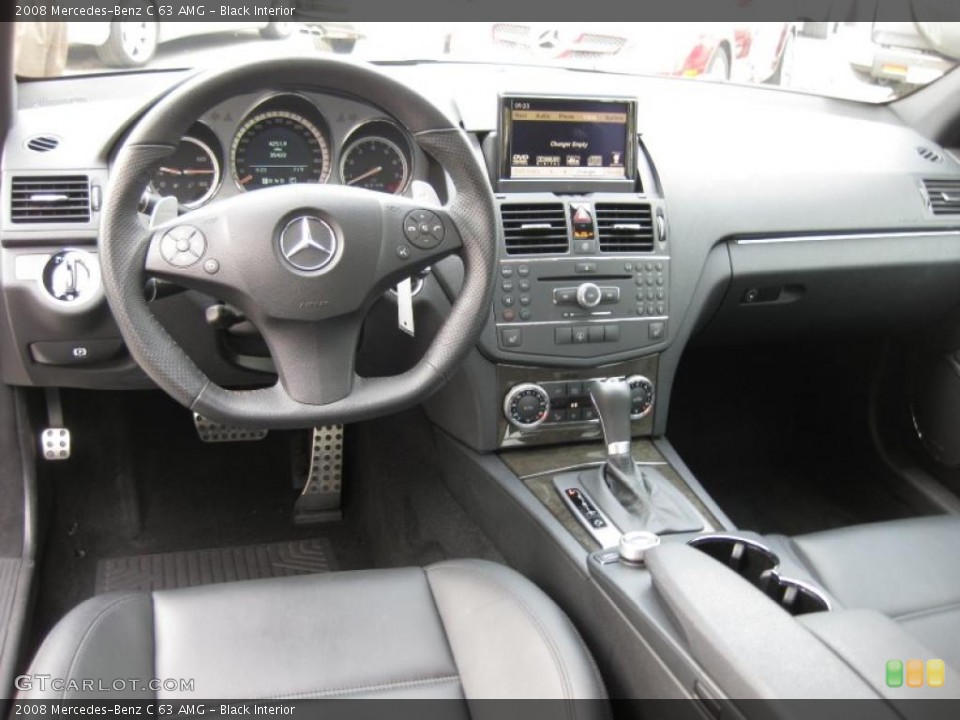 Black Interior Dashboard for the 2008 Mercedes-Benz C 63 AMG #46800768