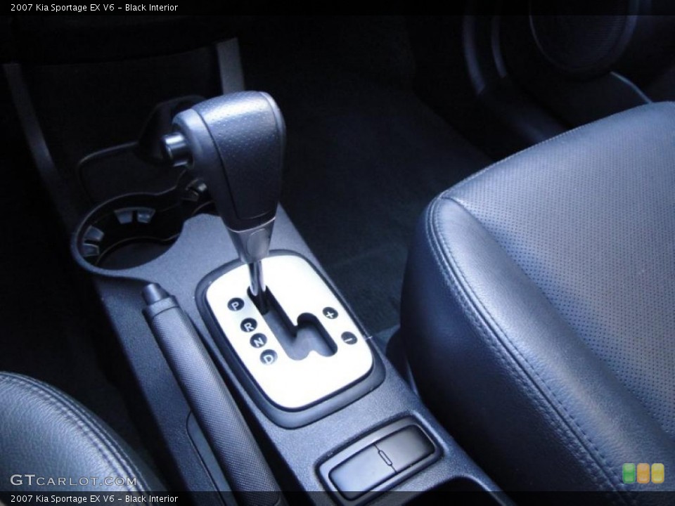 Black Interior Transmission for the 2007 Kia Sportage EX V6 #46801344